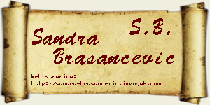 Sandra Brašančević vizit kartica